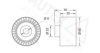 AUTEX 652030 Deflection/Guide Pulley, timing belt